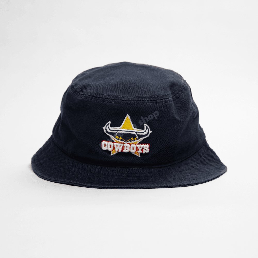 North Queensland Cowboys 21 Navy NRL Twill Bucket Hat Headwear
