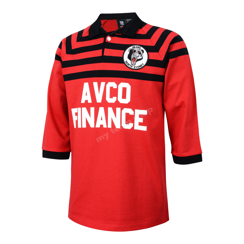NORTH SYDNEY BEARS 1982 NRL RETRO JERSEY