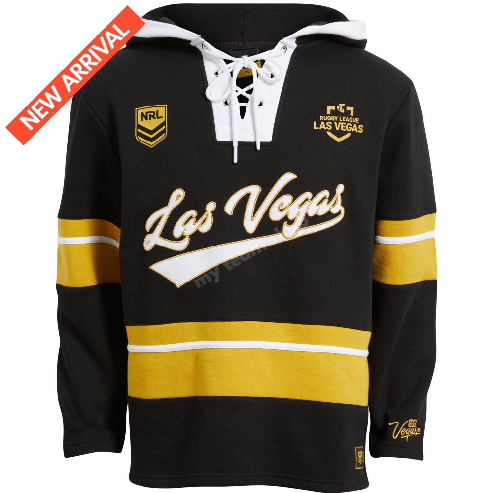 Nrl 2025 Las Vegas Hockey Laced Up Hoodie Las Vegas Hoodie