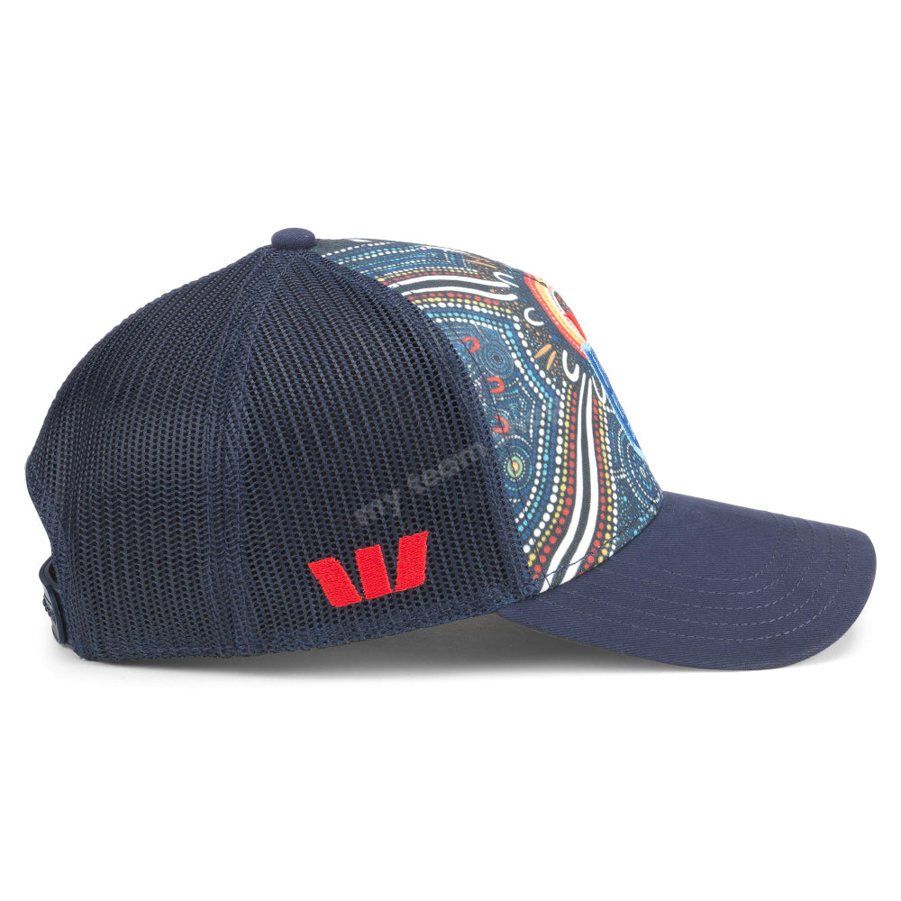NSW Blues 2024 NRL Indigenous Navy Valin Cap Headwear