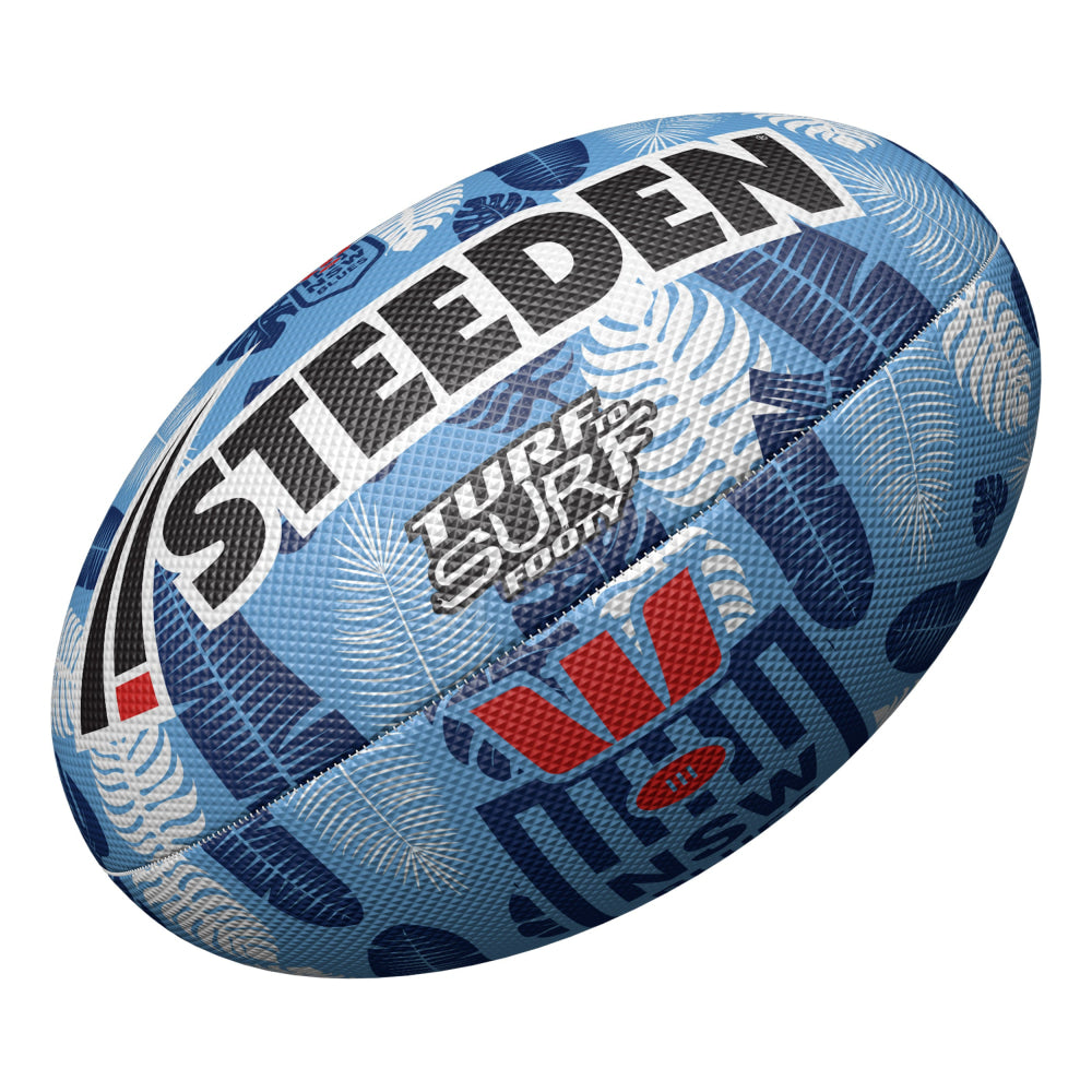 Nsw Blues State Of Origin ’Turf To Surf’ Beach Football Nrl Football