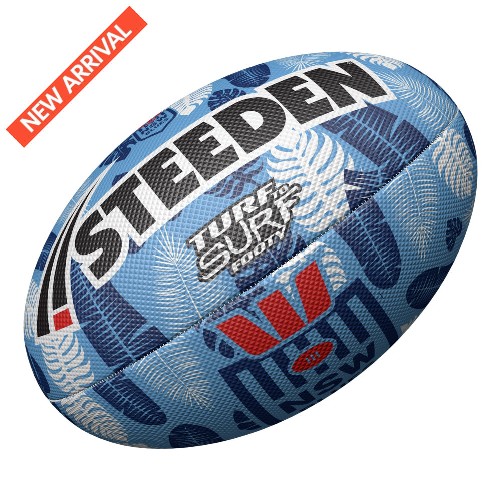 Nsw Blues State Of Origin ’Turf To Surf’ Beach Football Nrl Football