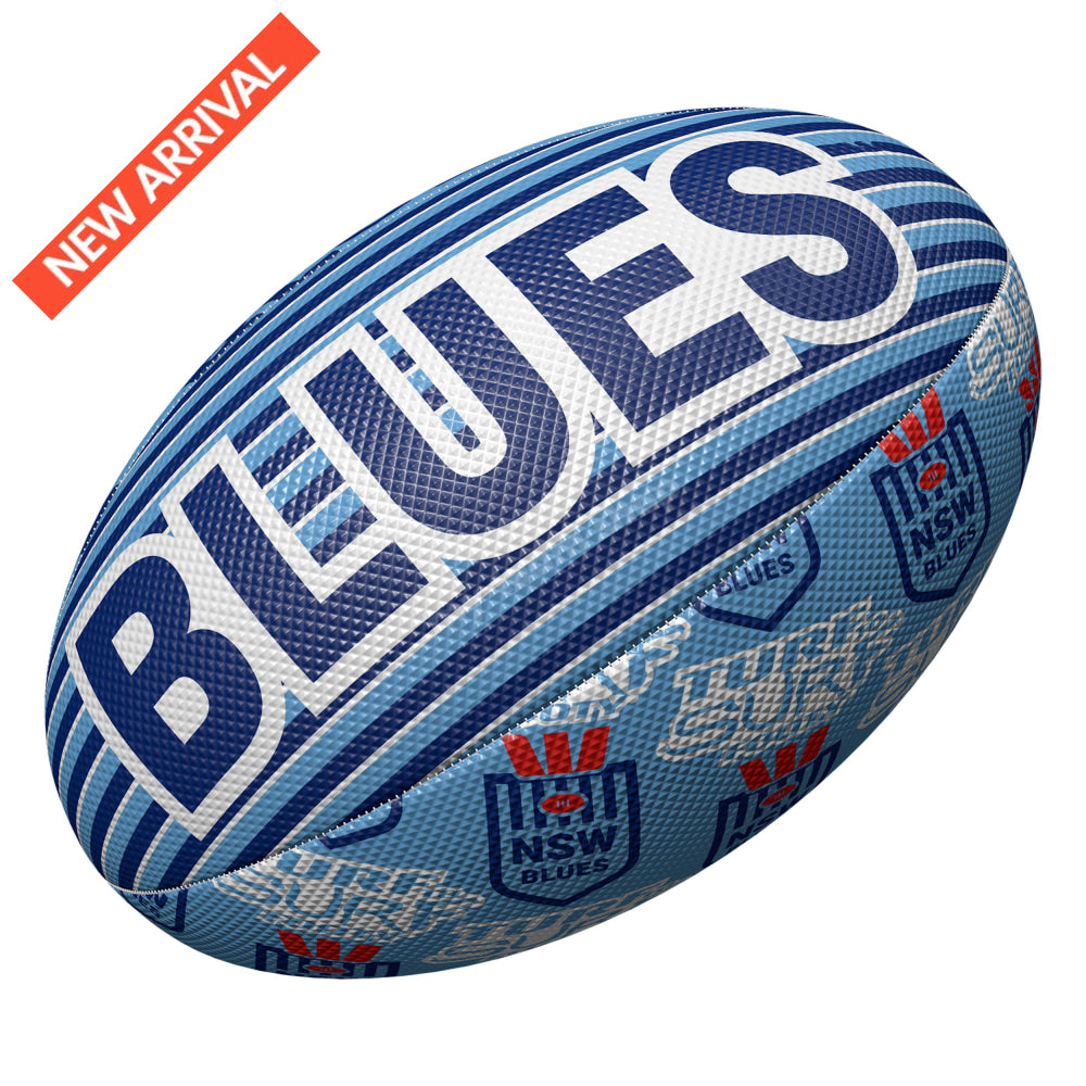 NSW BLUES STATE OF ORIGIN ’TURF TO SURF’ BEACH FOOTY NRL Football