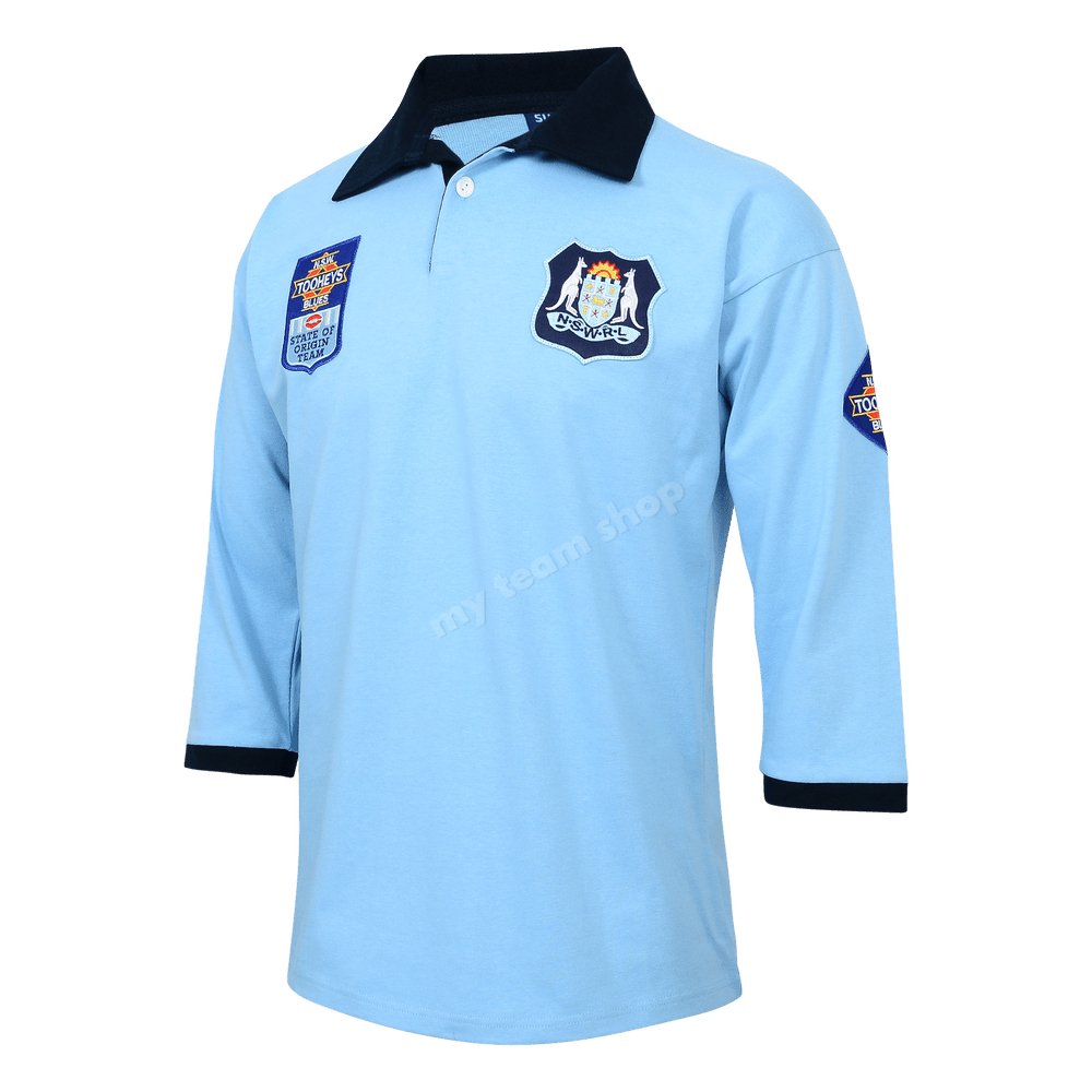 thumbnail image 2 of NRL State Of Origin Rugby League Jerseys - NSW Blues & QLD Maroons - Indigenous Collection Available 2 of 6