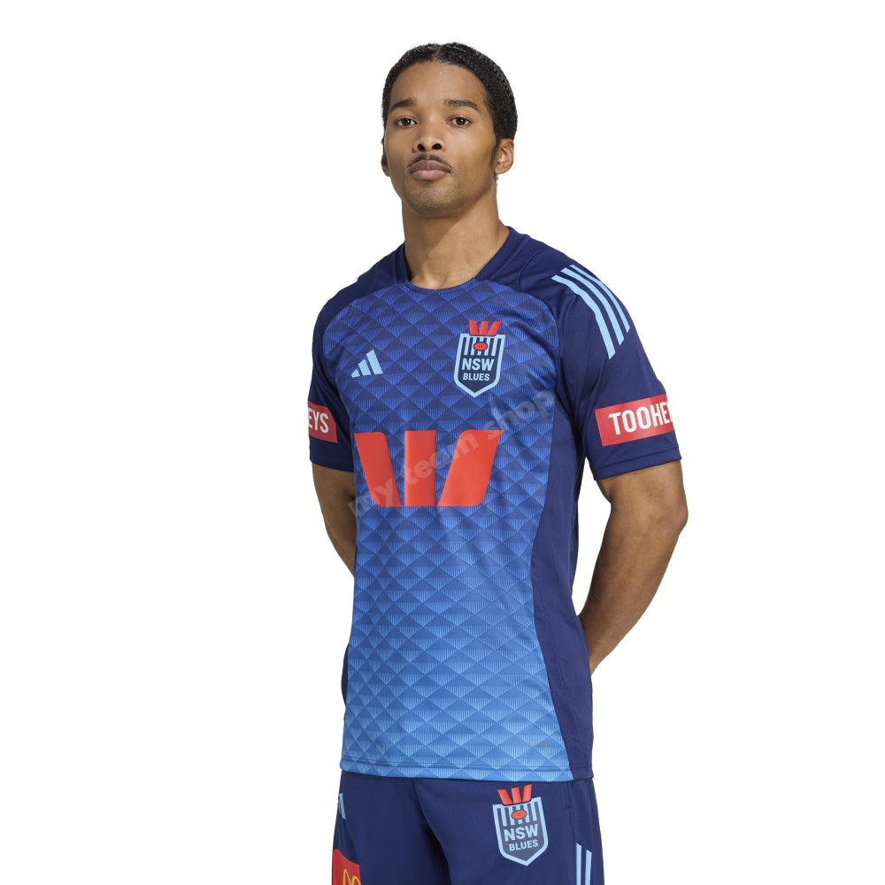 NSW STATE OF ORIGIN 2025 NRL DARK BLUE PERFORMANCE TEE NRL Performance Tee