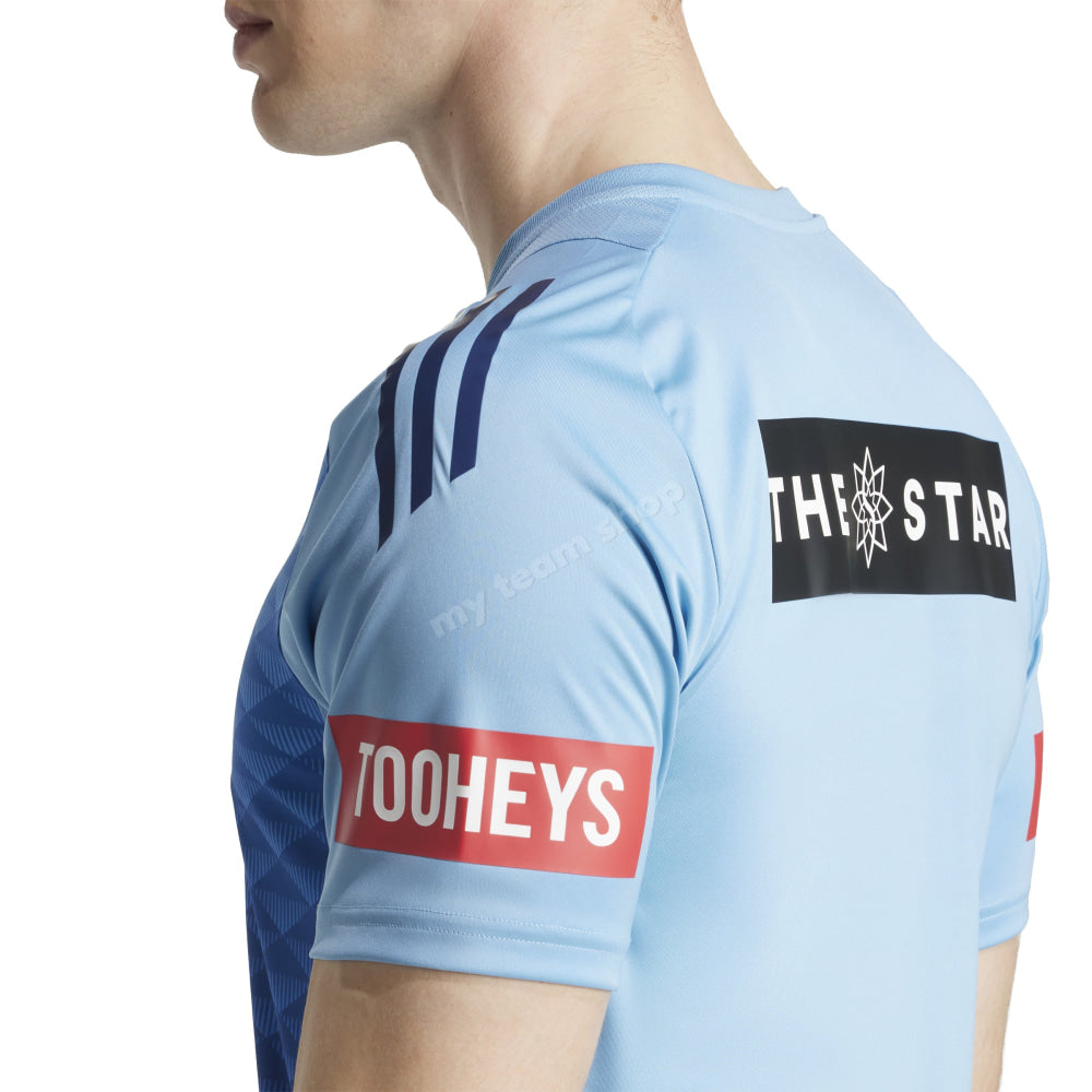NSW STATE OF ORIGIN 2025 NRL LIGHT BLUE PERFORMANCE TEE NRL Performance Tee