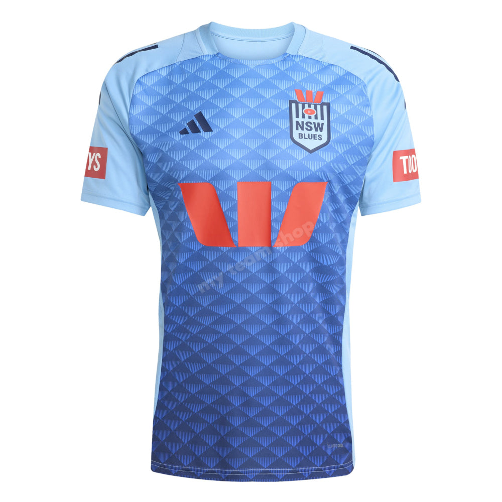 【海外Lサイズ】NRL ＮＳＷ・ブルーズ 2025ホームジャージ ヨーモデル 海外Lサイズ】NRL NSW・ブルーズ 2025ホームジャージ