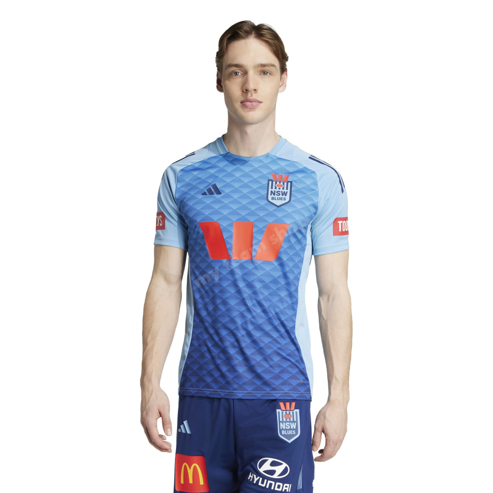 NSW STATE OF ORIGIN 2025 NRL LIGHT BLUE PERFORMANCE TEE NRL Performance Tee