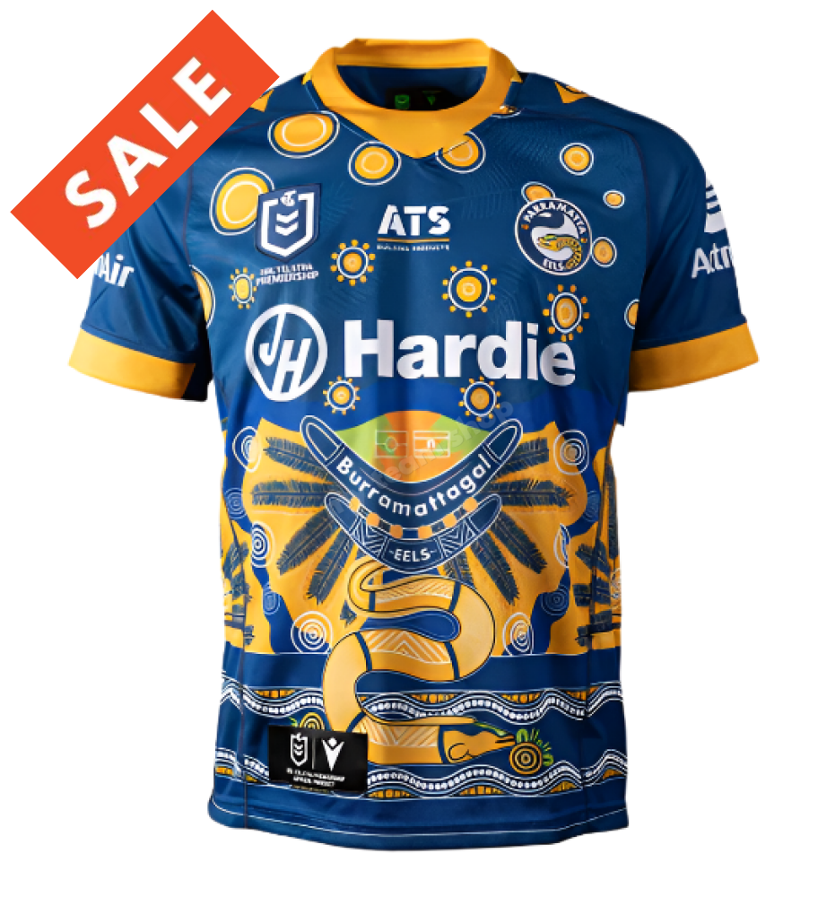 PARRAMATTA EELS 2025 NRL INDIGENOUS JERSEY NRL Replica Jersey