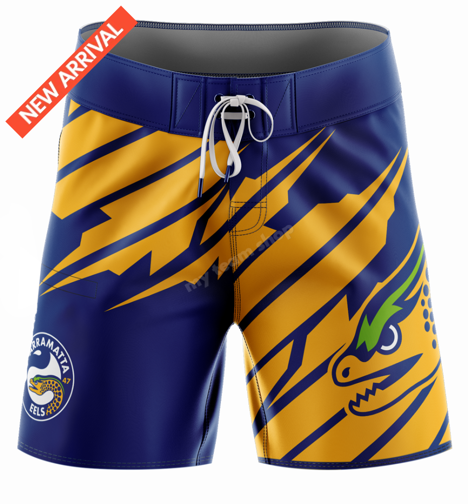 PARRAMATTA EELS NRL ’IGNITION’ BOARD SHORTS NRL Board Shorts