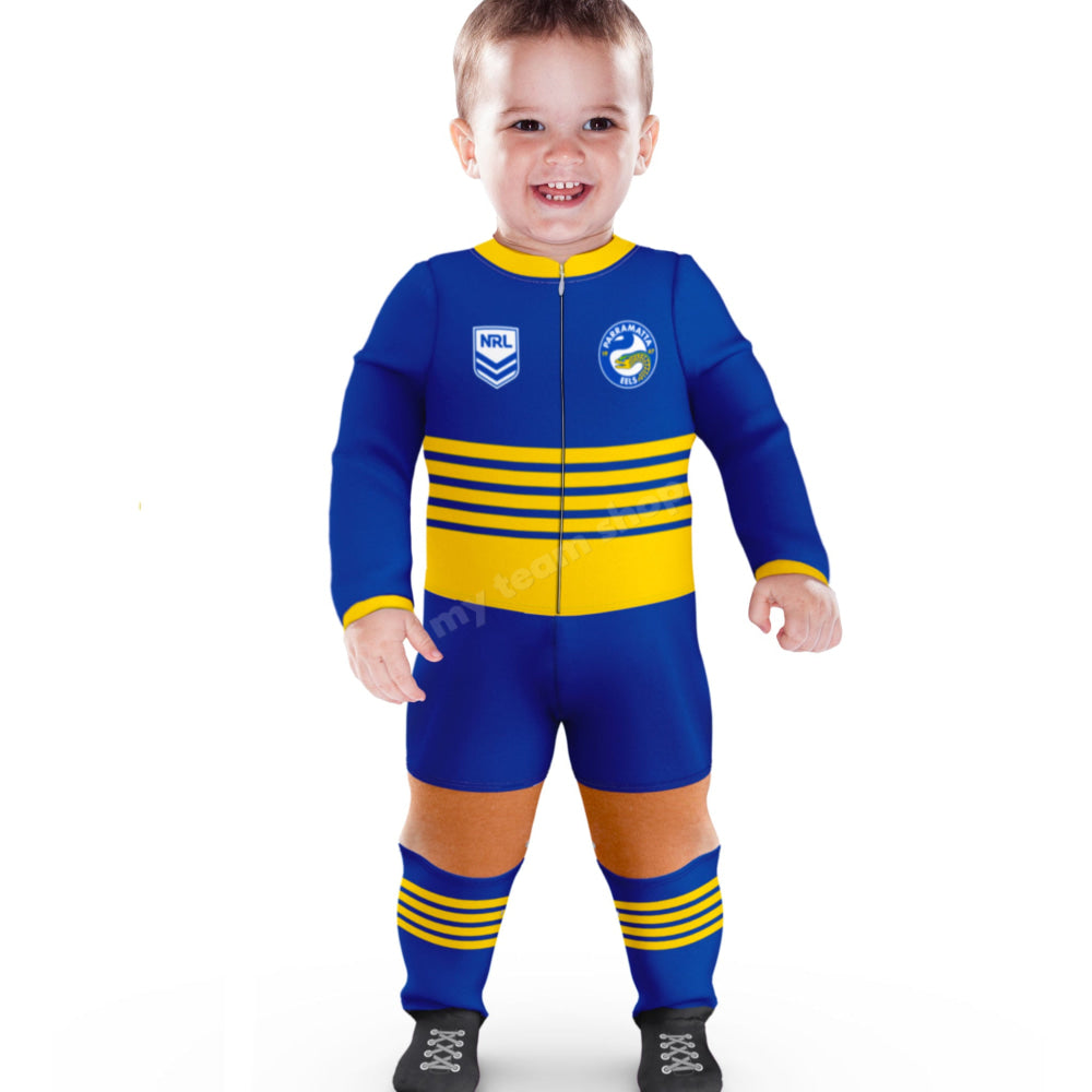 PARRAMATTA EELS NRL INFANT FOOTYSUIT Infant Footysuit
