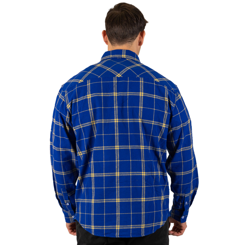 Parramatta Eels Nrl ’Mustang’ Flannel Shirt Model Back