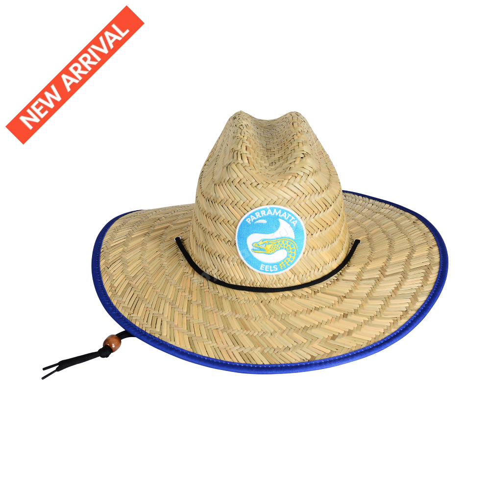 PARRAMATTA EELS NRL RETRO STRAW HAT NRL headwear
