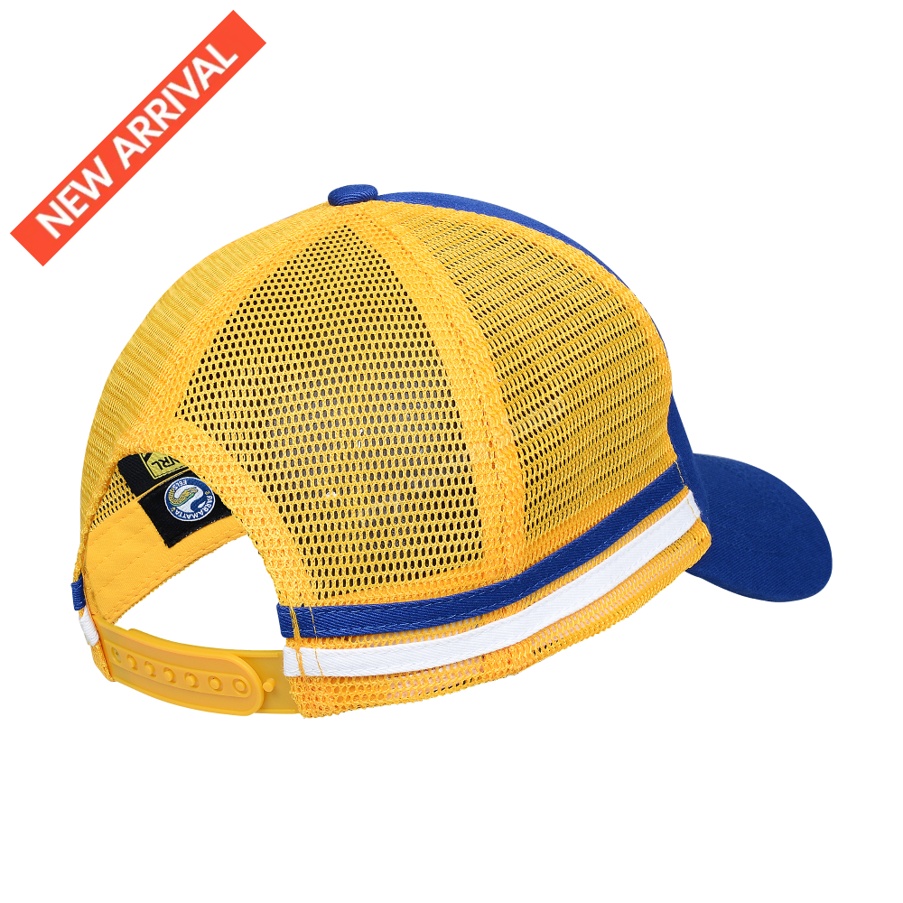 Parramatta Eels Nrl Stripe Trucker Caps Headwear