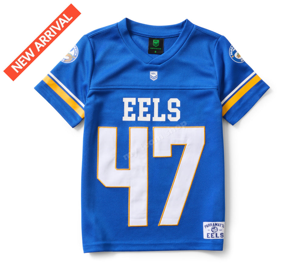 PARRAMATTA EELS NRL YOUTH GRIDIRON MESH JERSEY NRL Gridiron Jersey