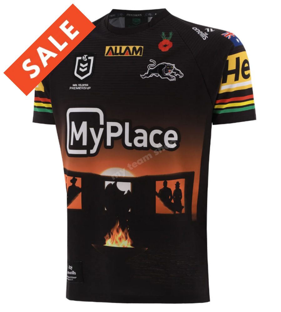 PENRITH PANTHERS 2025 NRL ANZAC JERSEY NRL Replica Jersey