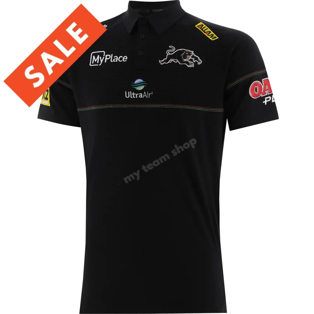 PENRITH PANTHERS 2025 NRL MEDIA POLO FRONT