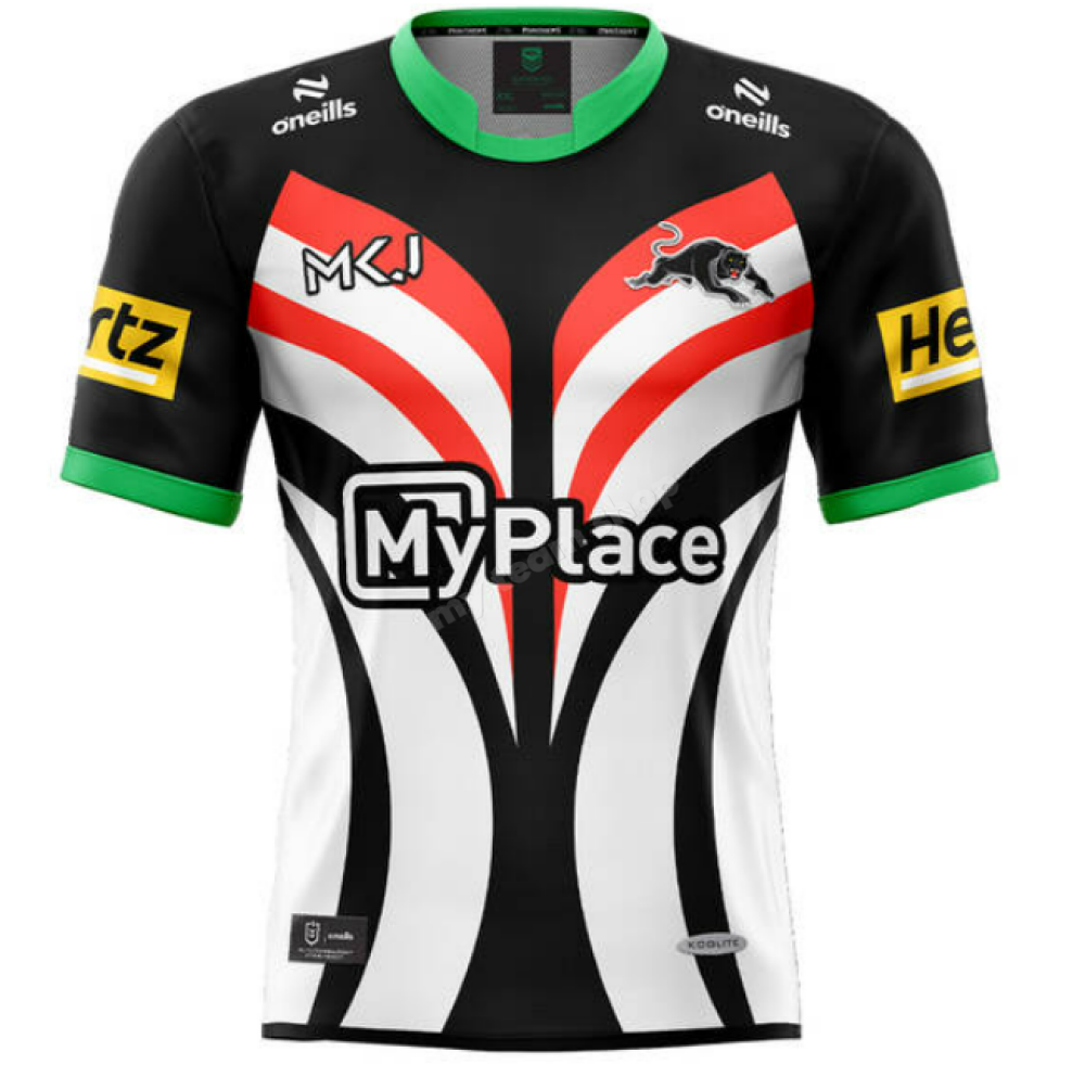 PENRITH PANTHERS 2025 NRL WARM UP TEE NRL Warm Up Tee