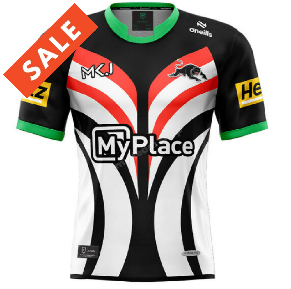 PENRITH PANTHERS 2025 NRL WARM UP TEE NRL Warm Up Tee