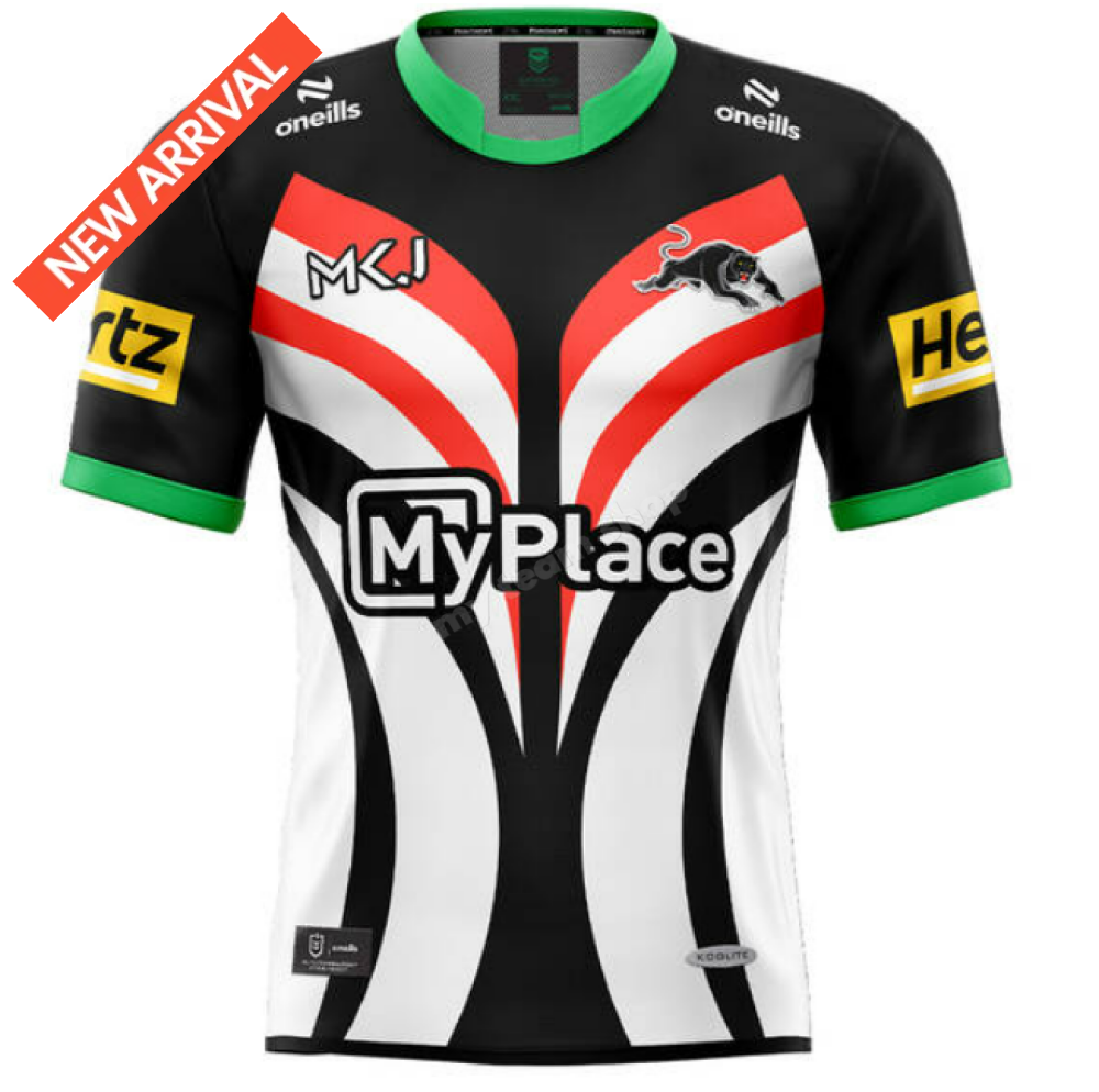 PENRITH PANTHERS 2025 NRL WARM UP TEE NRL Warm Up Tee