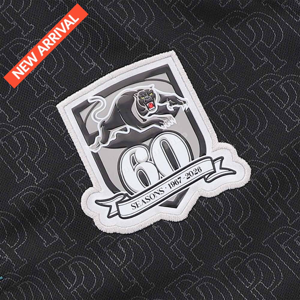PENRITH PANTHERS 2026 NRL BLACK MEDIA POLO NRL Media Polo