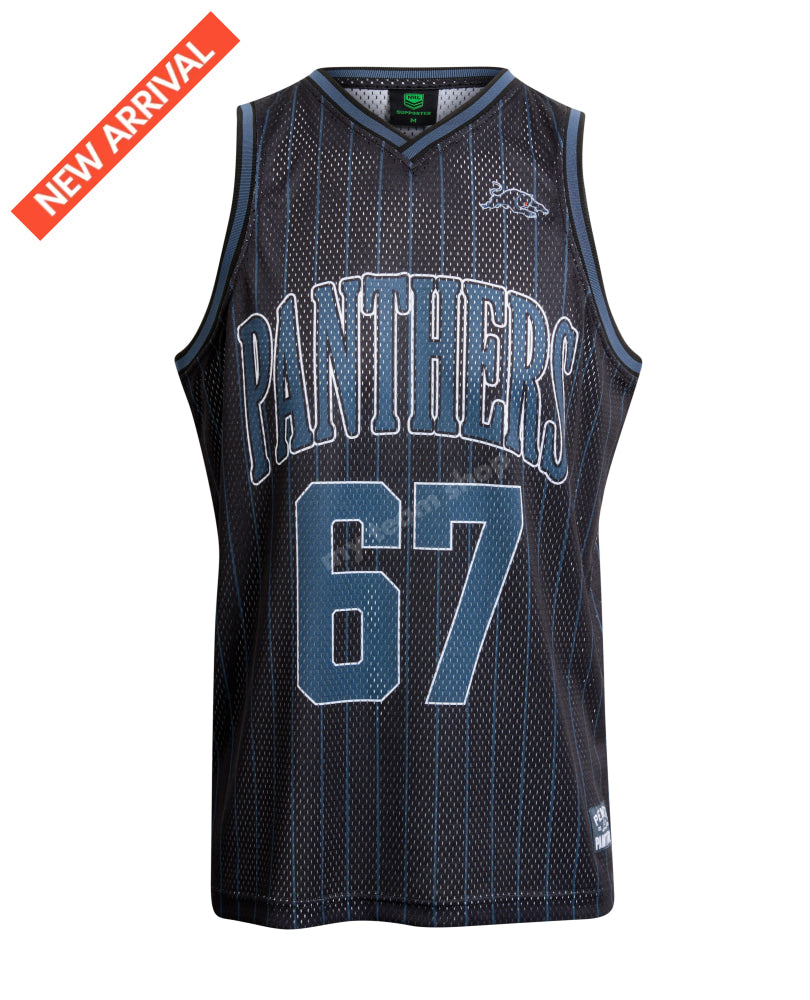 PENRITH PANTHERS NRL ADULT BASKETBALL SINGLET NRL Basketball Singlet