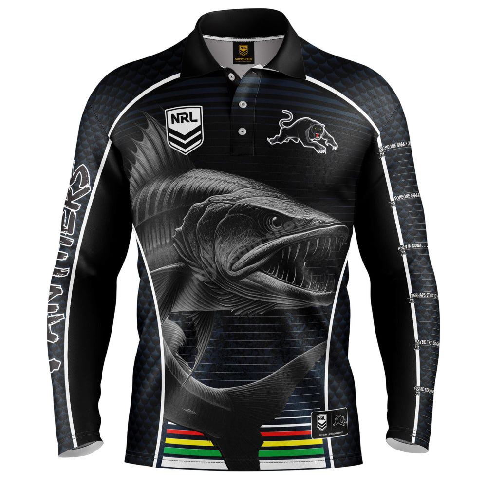 Penrith Panthers Nrl ’Barracuda’ Fishing Shirt Fishing Shirt