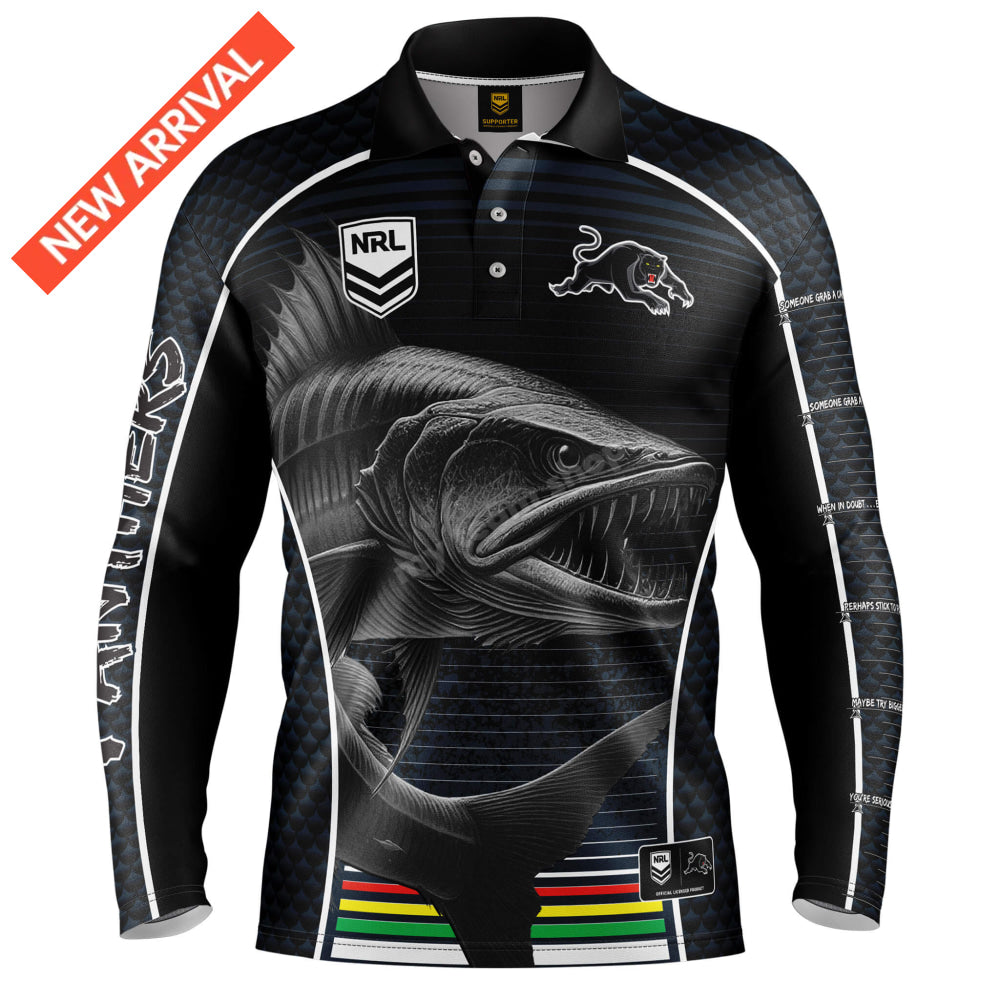 Penrith Panthers Nrl ’Barracuda’ Fishing Shirt Fishing Shirt