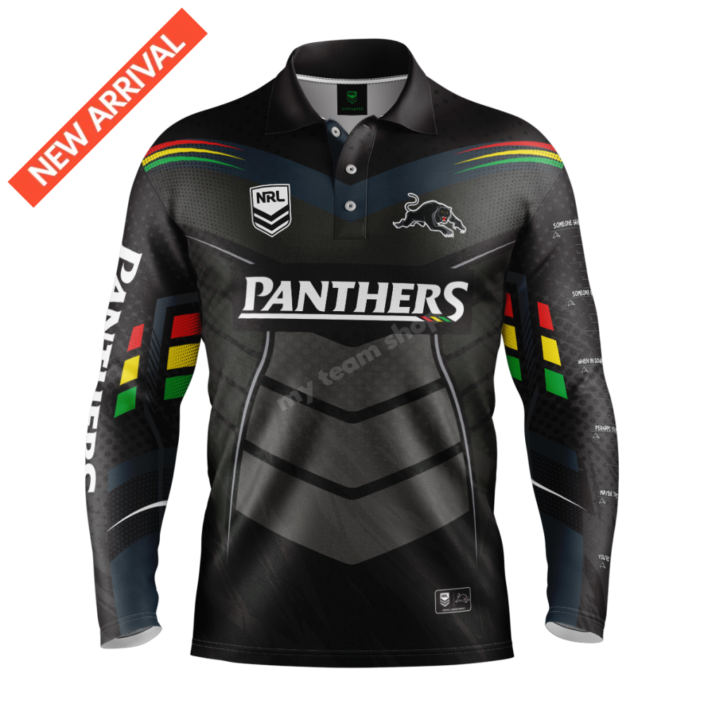 PENRITH PANTHERS NRL ’CYBER’ FISHING SHIRT NRL Fishing Shirt