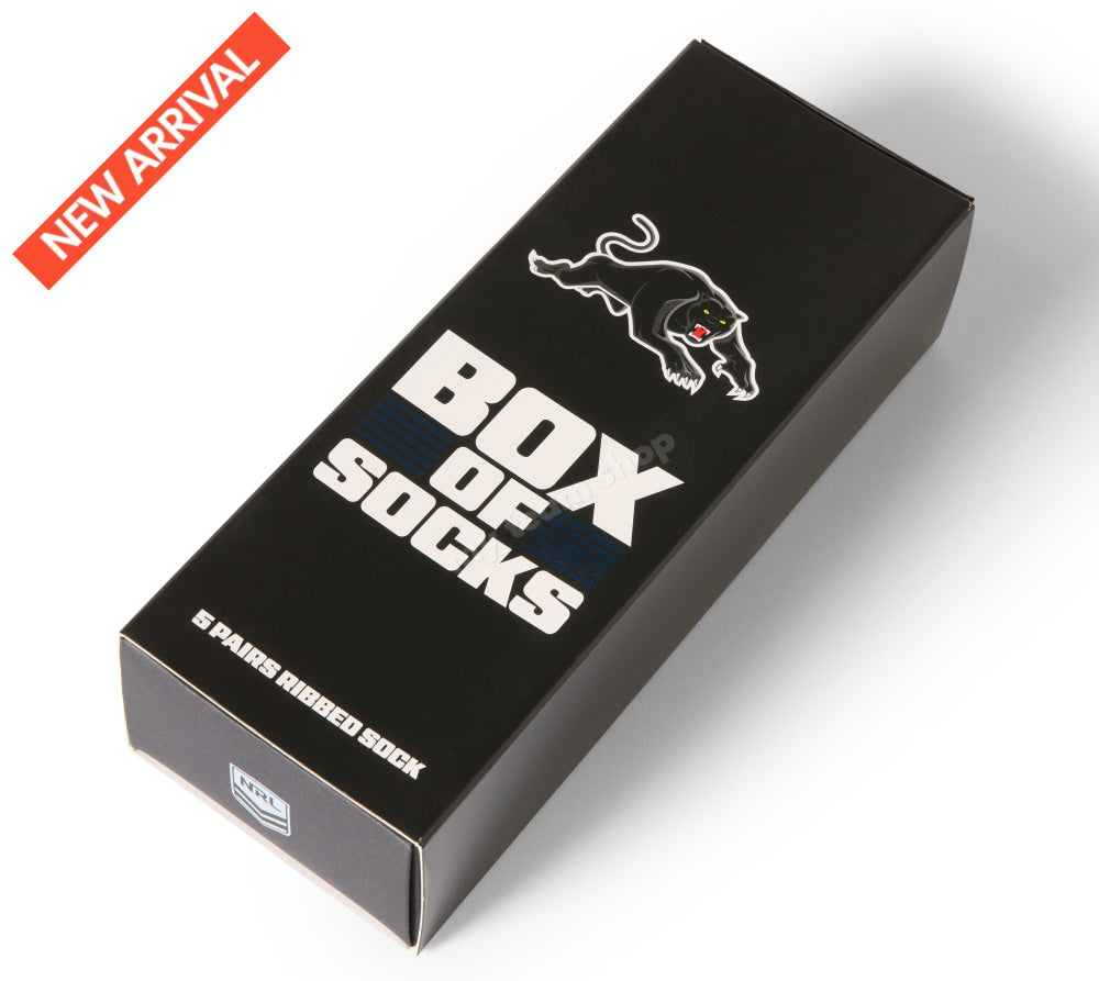 PENRITH PANTHERS NRL EVERYDAY BOX OF SOCKS NRL Everyday Socks