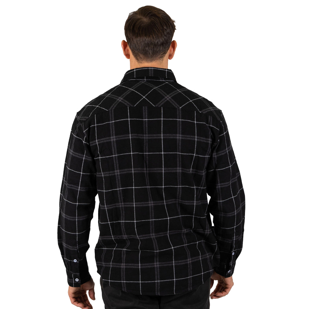Penrith Panthers Nrl ’Mustang’ Flannel Shirt Model Back