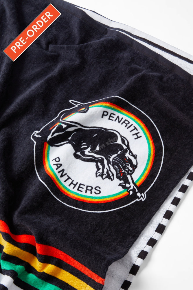 Penrith Panthers Nrl Retro Towel Beach Towel