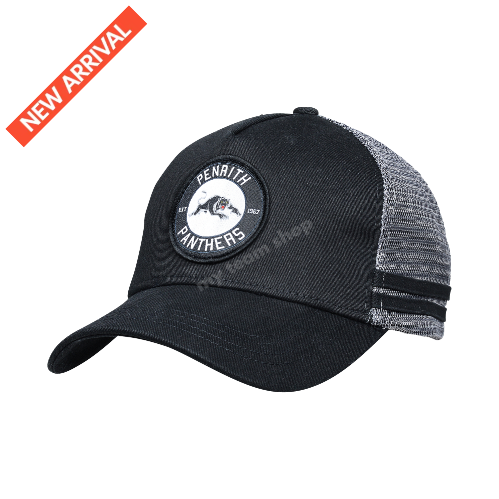 Penrith Panthers Nrl Stripe Trucker Caps Headwear