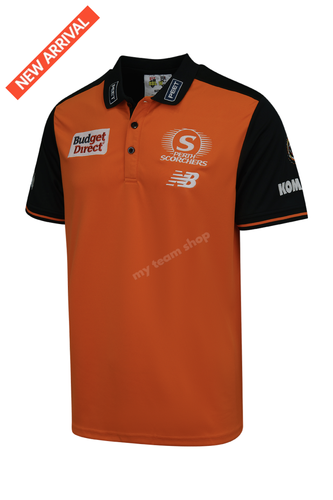PERTH SCORCHERS 2025/2026 BBL PLAYERS POLO CRICKET Polo