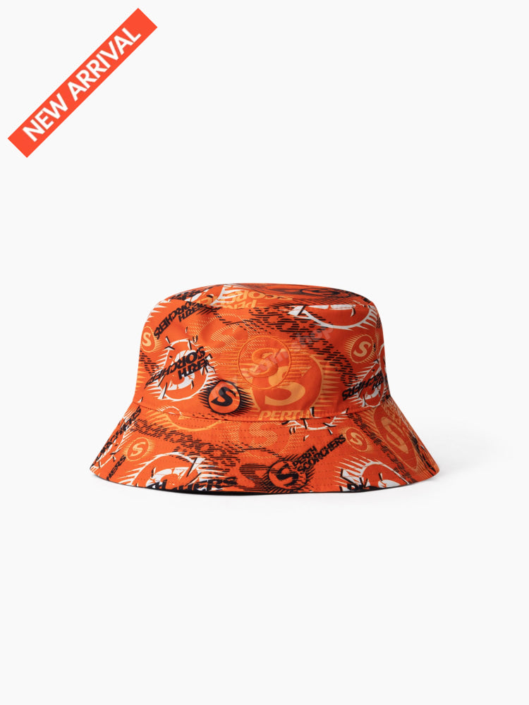 PERTH SCORCHERS BBL REVERSIBLE BUCKET HAT L/XL CRICKET Headwear