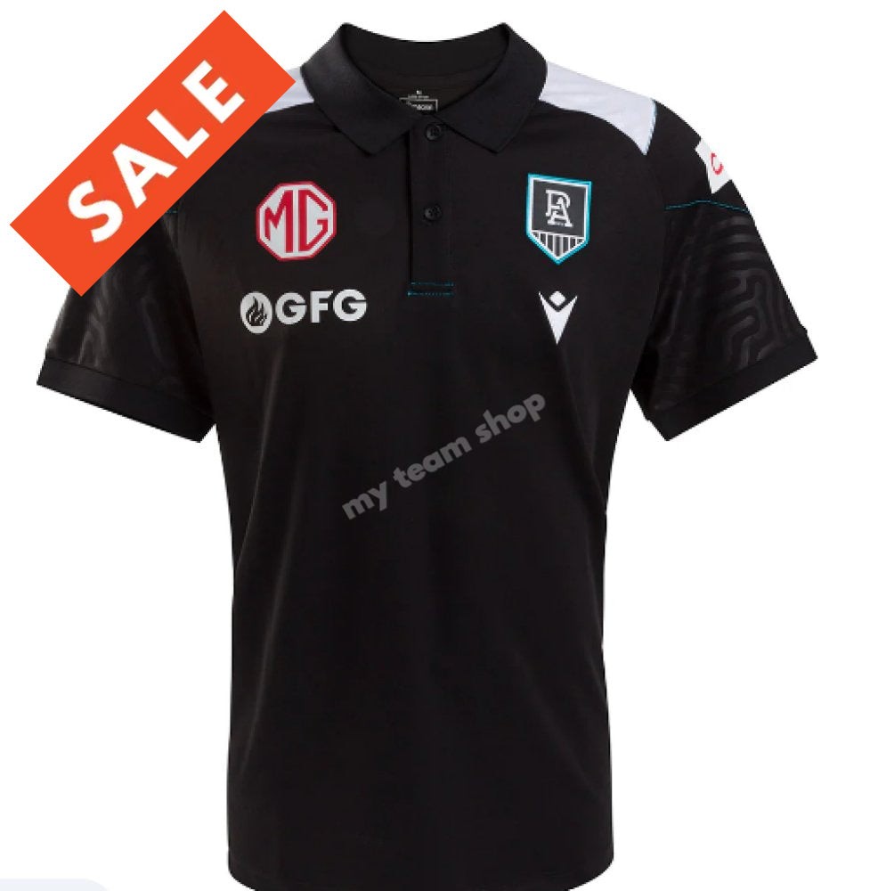 Port Adelaide 2024 Afl Travel Polo Team Polo