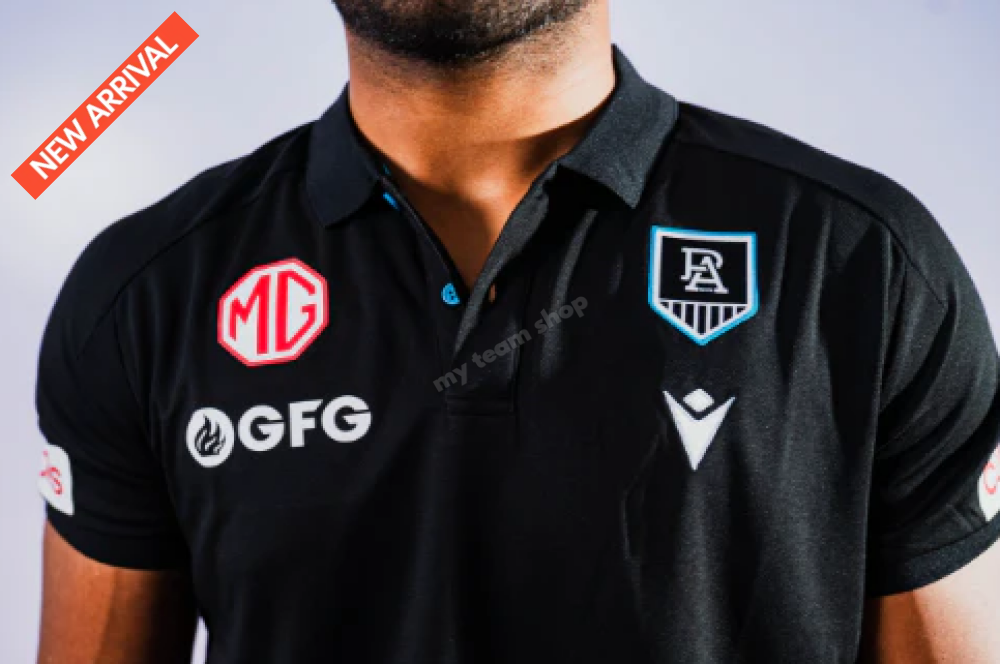 Port Adelaide 2025 Afl Travel Polo Travel Polo