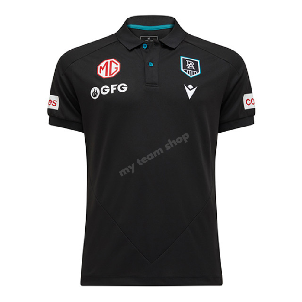 Port Adelaide 2025 Afl Travel Polo Travel Polo