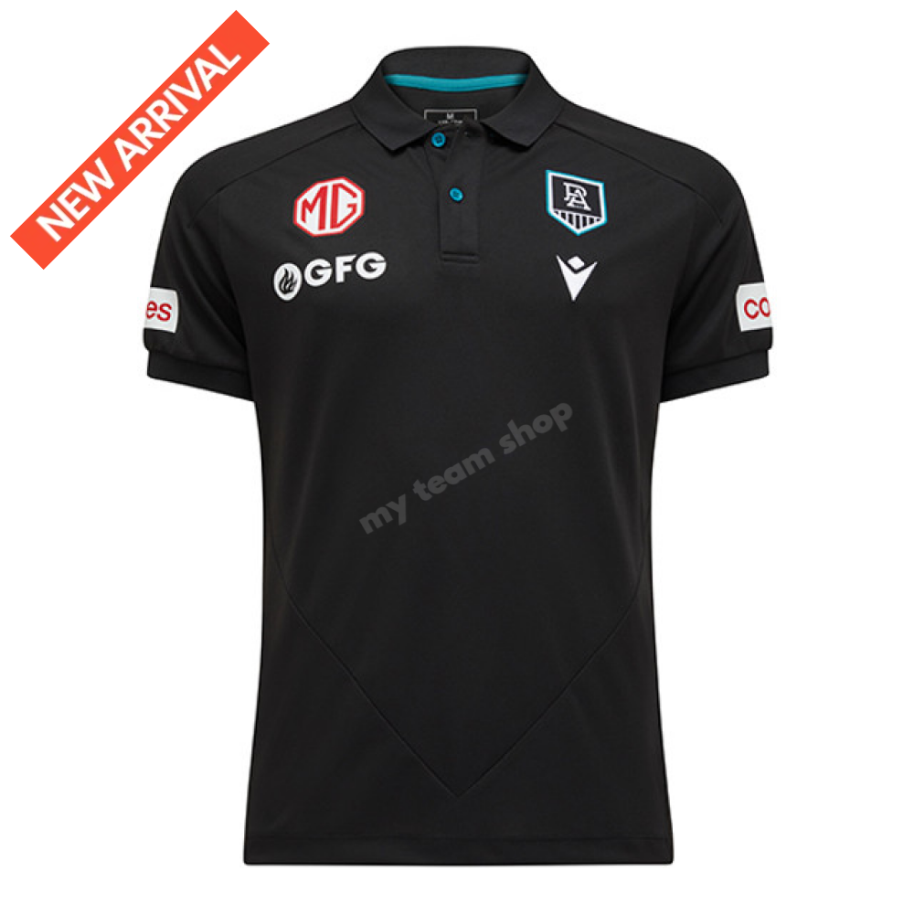 Port Adelaide 2025 Afl Travel Polo Travel Polo