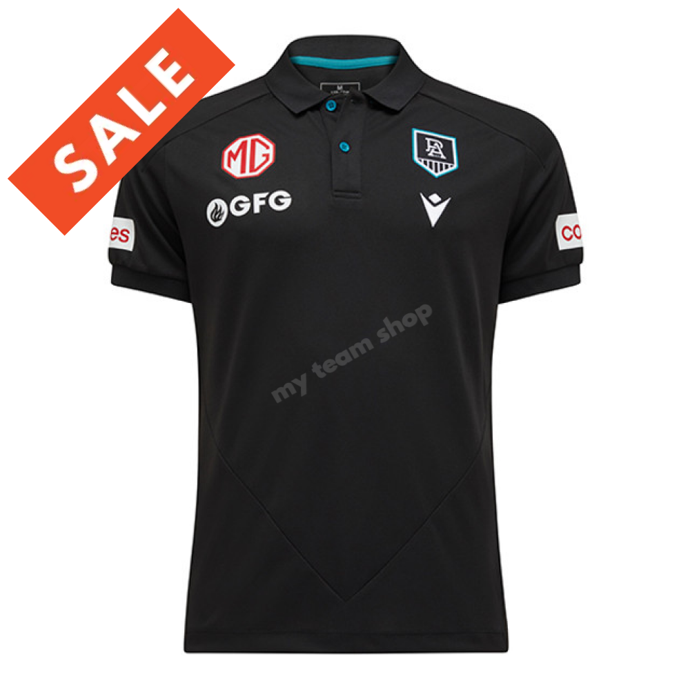 Port Adelaide 2025 Afl Travel Polo Travel Polo
