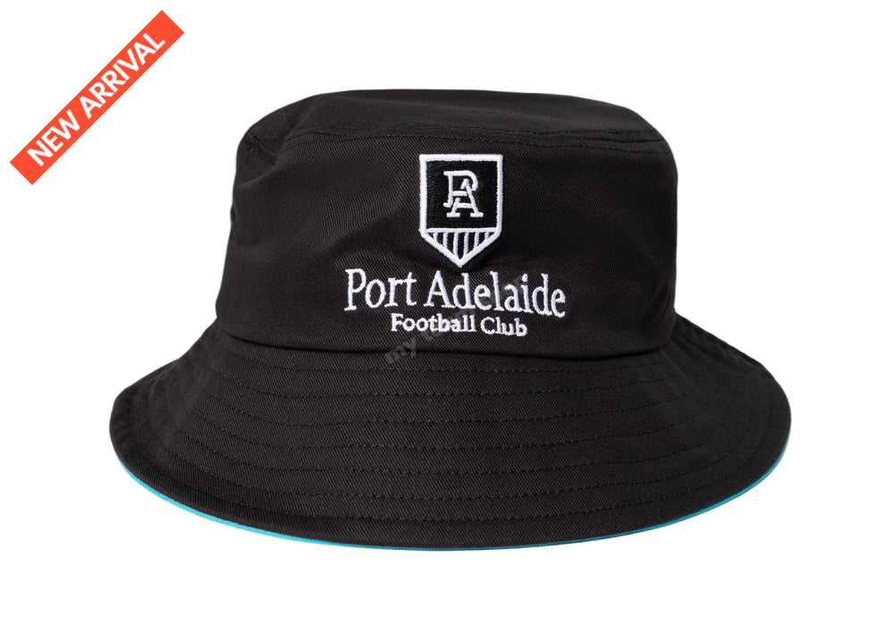 PORT ADELAIDE AFL CREST BUCKET HAT AFL Headwear