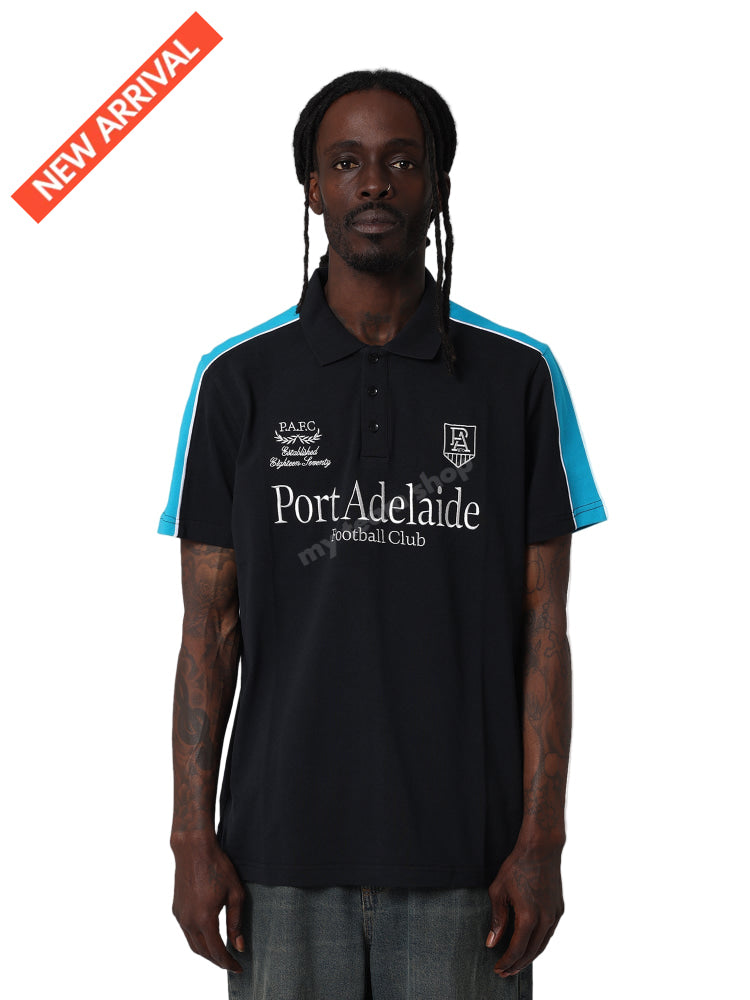PORT ADELAIDE AFL MULTI LOGO POLO AFL Multi Logo Polo