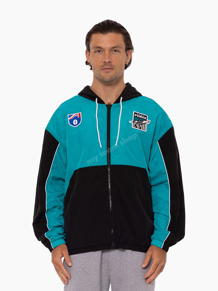 PORT ADELAIDE AFL THROWBACK SPRAY JACKET AFL Throwback Spray Jacket