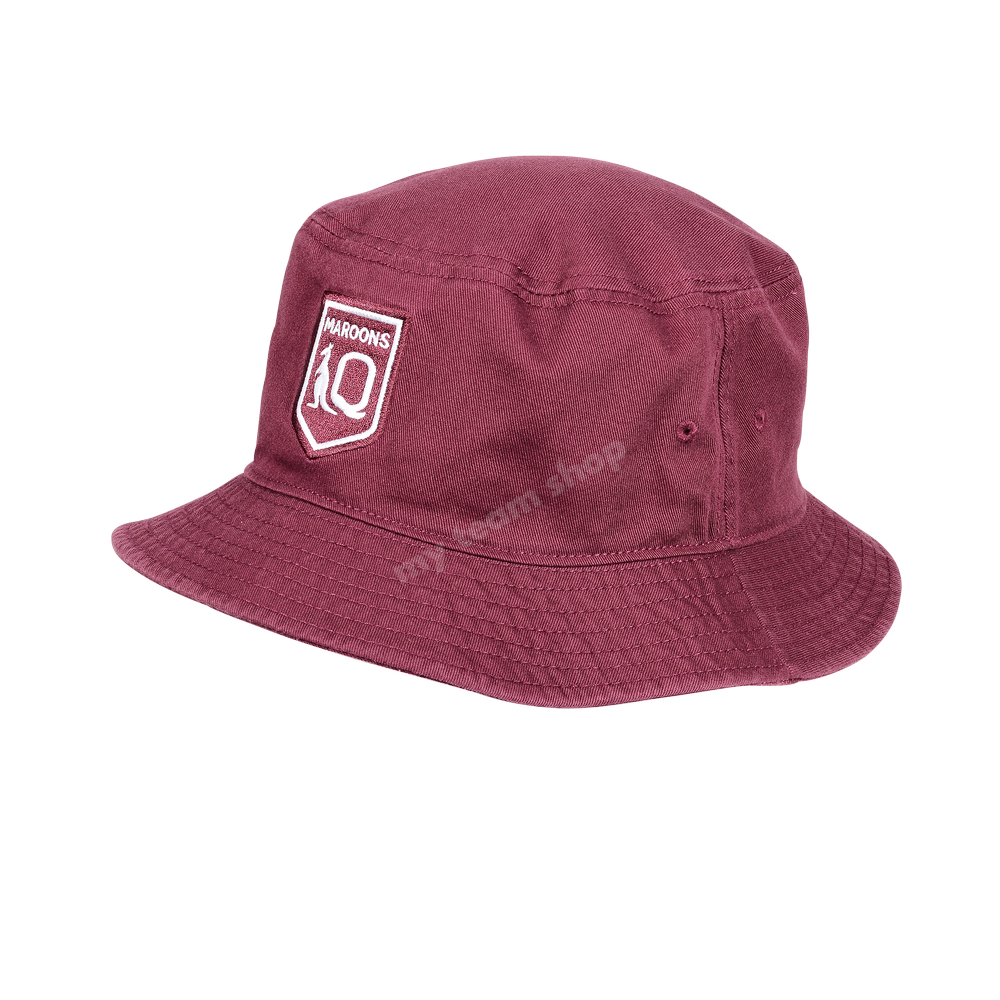 Qld Maroons 2024 NRL Twill Bucket Hat Headwear