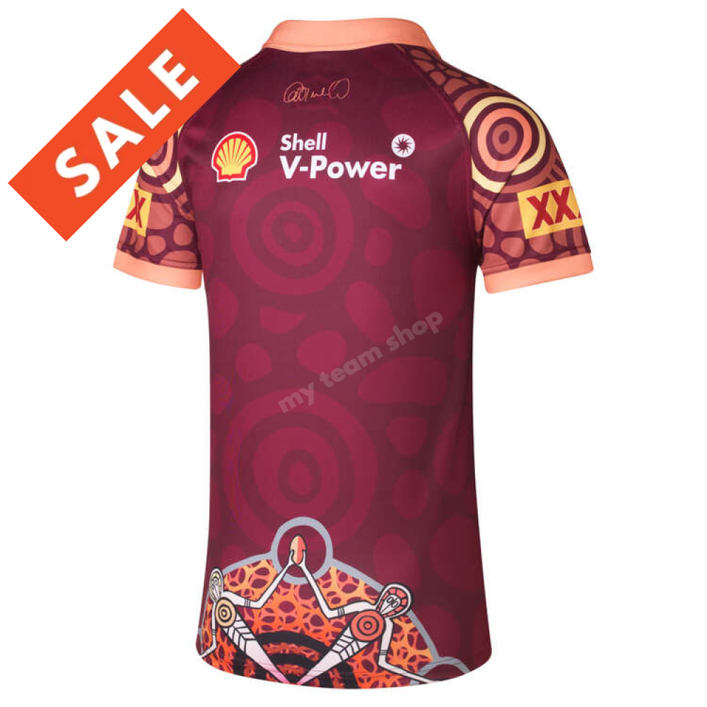 Qld Maroons State Of Origin 2024 Nrl Indigenous Jersey Replica Jersey