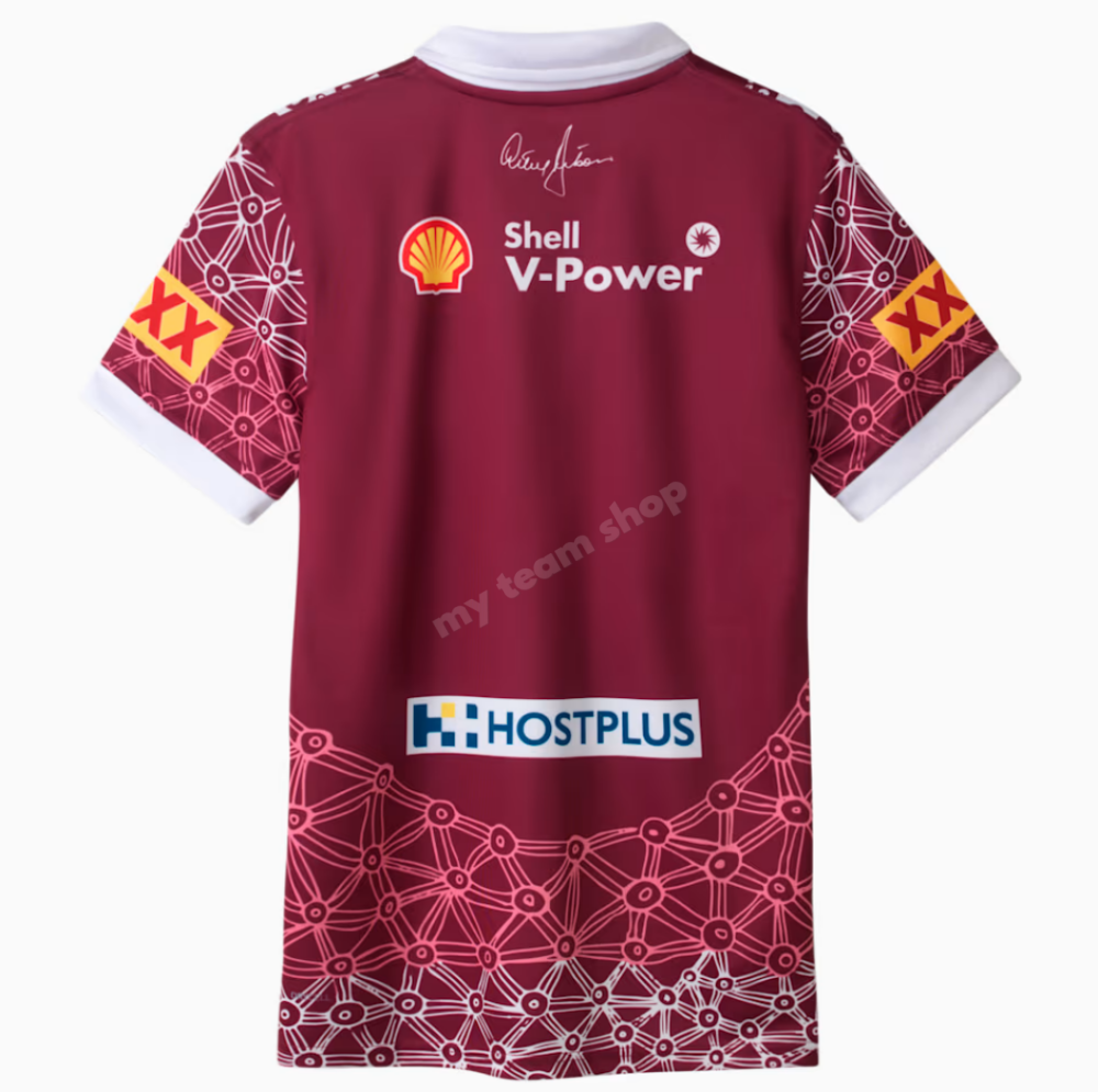 QLD MAROONS STATE OF ORIGIN 2025 NRL INDIGENOUS JERSEY NRL Replica Jersey