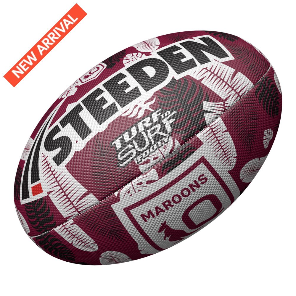 Qld Maroons State Of Origin ’Turf To Surf’ Beach Football Nrl Football