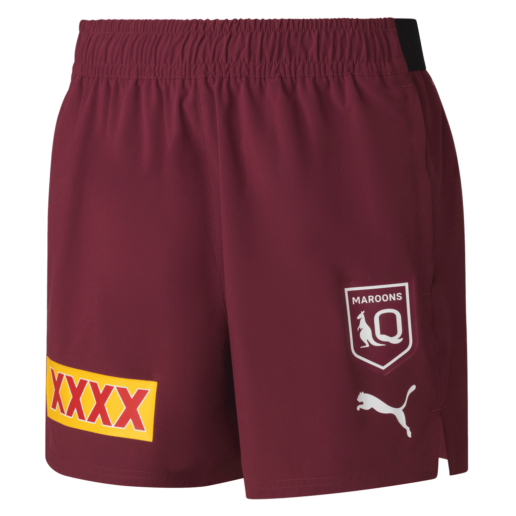 QLD STATE OF ORIGIN 2025 NRL MAROONS TRAINING SHORTS