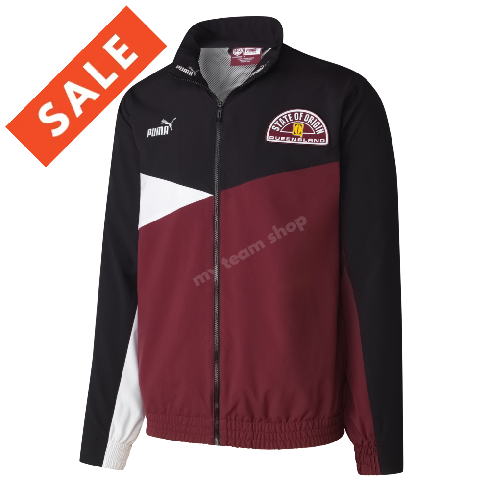 QLD State of Origin 2025 Maroon 90's Woven Jacket | My Team Shop