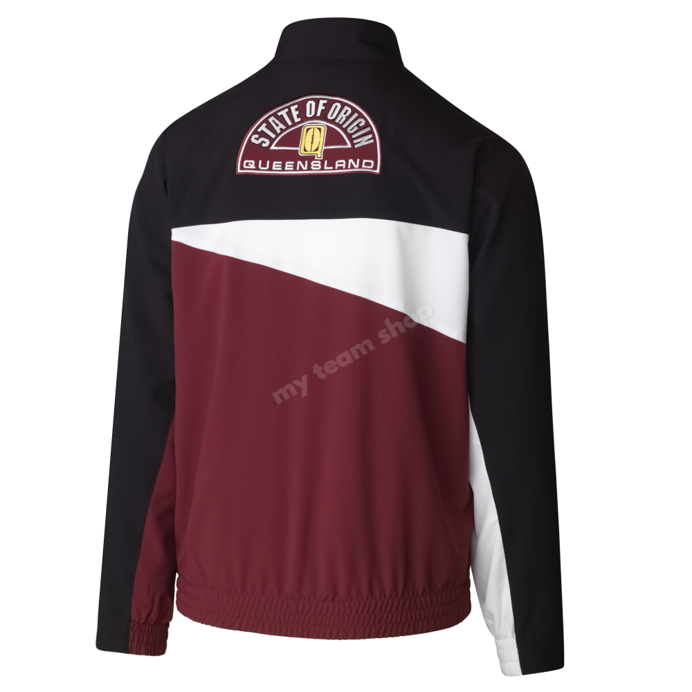 QLD STATE OF ORIGIN 2025 NRL MAROONS 90'S WOVEN JACKET – My Team Shop